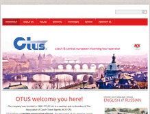 Tablet Screenshot of otus.cz