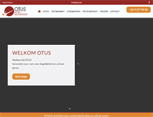 Tablet Screenshot of otus.be